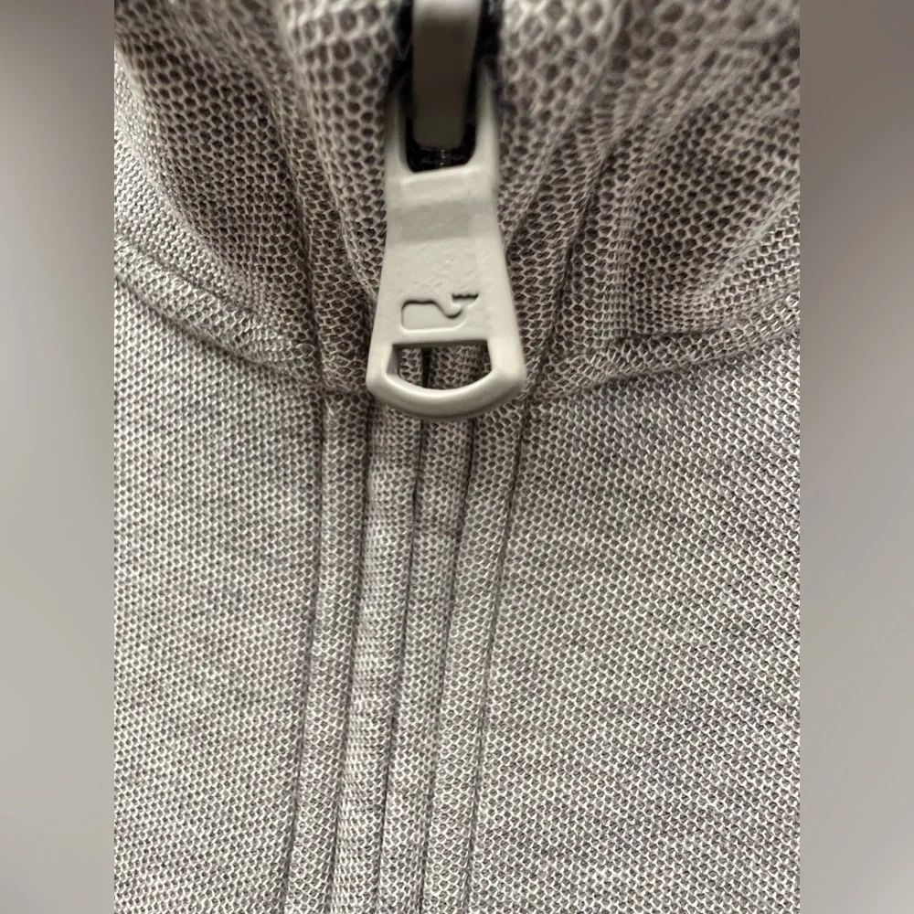 Vineyard Vines-‎ Grey Pima Cotton Quarter Zip - Size: Small